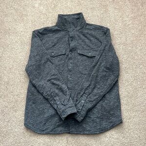 J. Crew Long Sleeve Button Up Collared Gray Wash Shirt Size XL